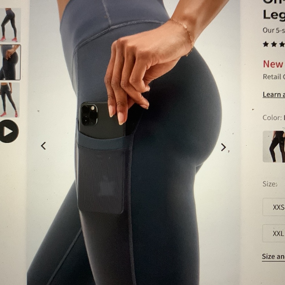 Fabletics Powerhold Black Leggings